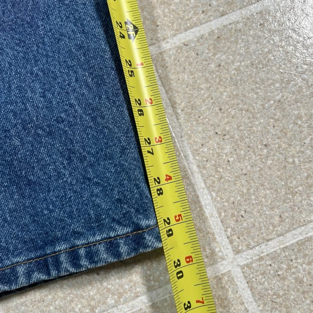Carhartt Jeans 38x29 Mens 100% Cotton Tapered Leg B17DST Workwear - Picture 8 of 10